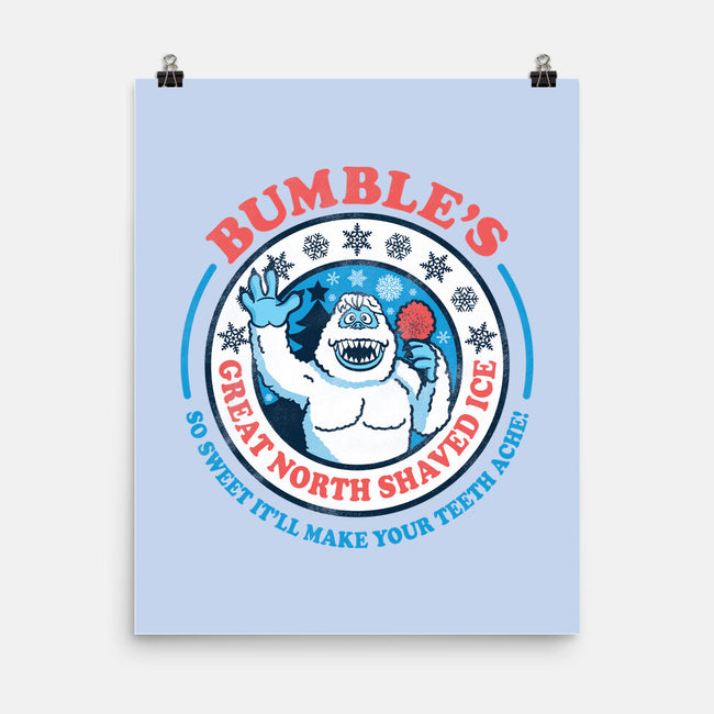Bumble's Shaved Ice-none matte poster-Beware_1984