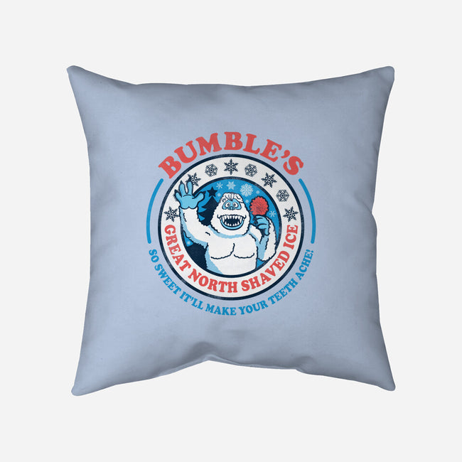 Bumble's Shaved Ice-none removable cover throw pillow-Beware_1984