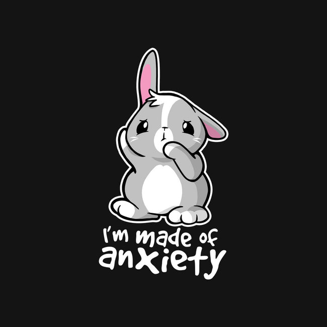 Bunny Anxiety-none removable cover throw pillow-NemiMakeit