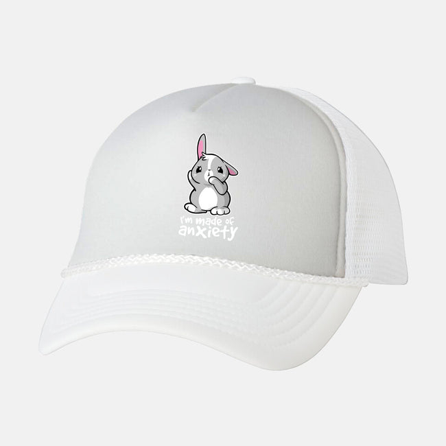 Bunny Anxiety-unisex trucker hat-NemiMakeit
