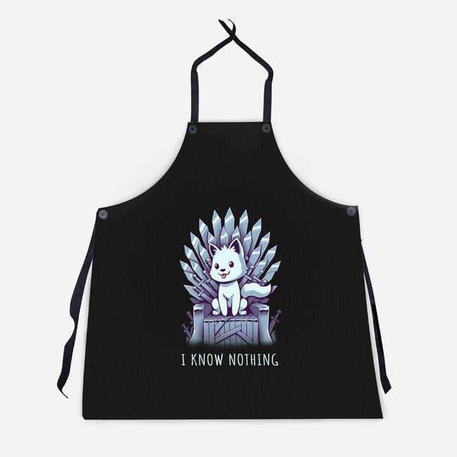 But I know Who's A Good Boy-unisex kitchen apron-yumie