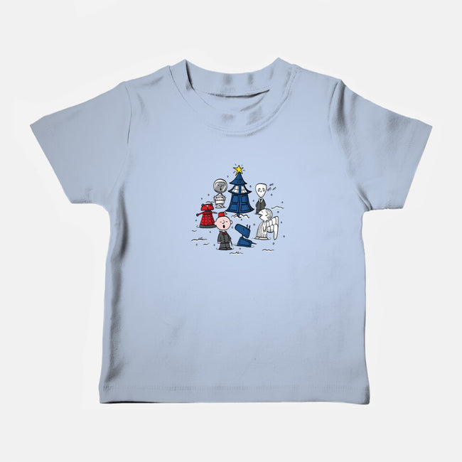 A Charlie Who Christmas-baby basic tee-Fishbiscuit