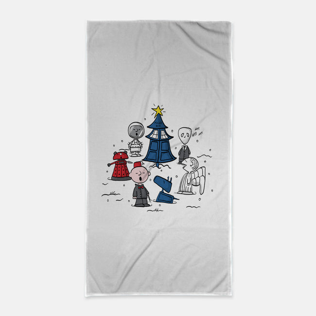 A Charlie Who Christmas-none beach towel-Fishbiscuit