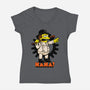 A Clockwork Bully-womens v-neck tee-Boggs Nicolas