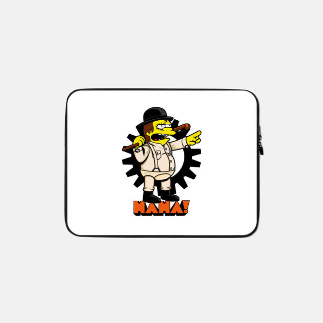 A Clockwork Bully-none zippered laptop sleeve-Boggs Nicolas