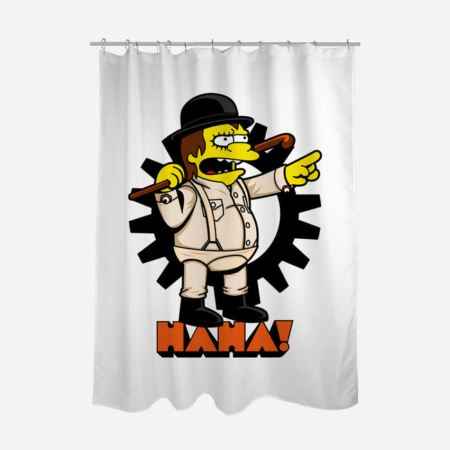 A Clockwork Bully-none polyester shower curtain-Boggs Nicolas