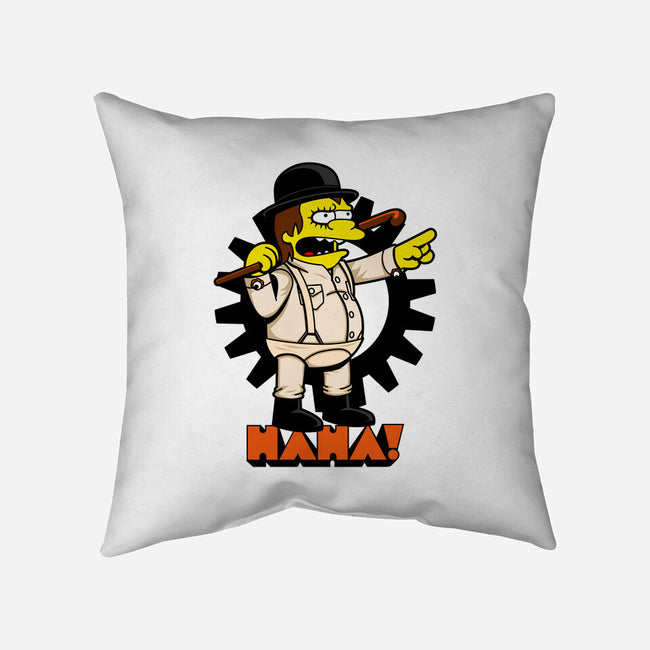 A Clockwork Bully-none removable cover w insert throw pillow-Boggs Nicolas