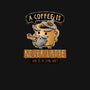 A Coffee is Never Latte-womens off shoulder tee-Hootbrush