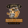 A Coffee is Never Latte-unisex kitchen apron-Hootbrush