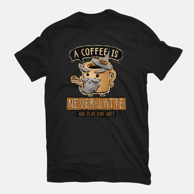 A Coffee is Never Latte-unisex basic tee-Hootbrush