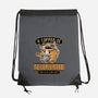 A Coffee is Never Latte-none drawstring bag-Hootbrush