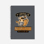 A Coffee is Never Latte-none dot grid notebook-Hootbrush
