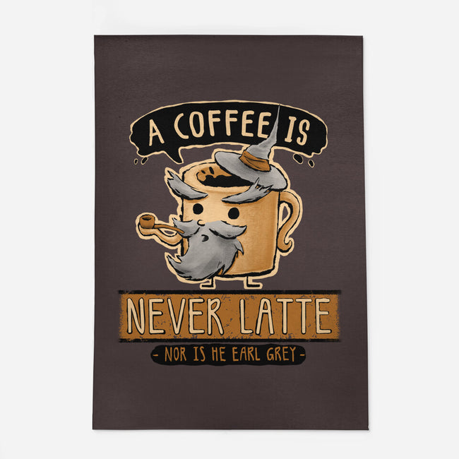 A Coffee is Never Latte-none outdoor rug-Hootbrush