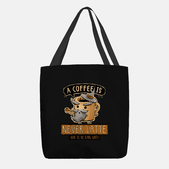 A Coffee is Never Latte-none basic tote-Hootbrush