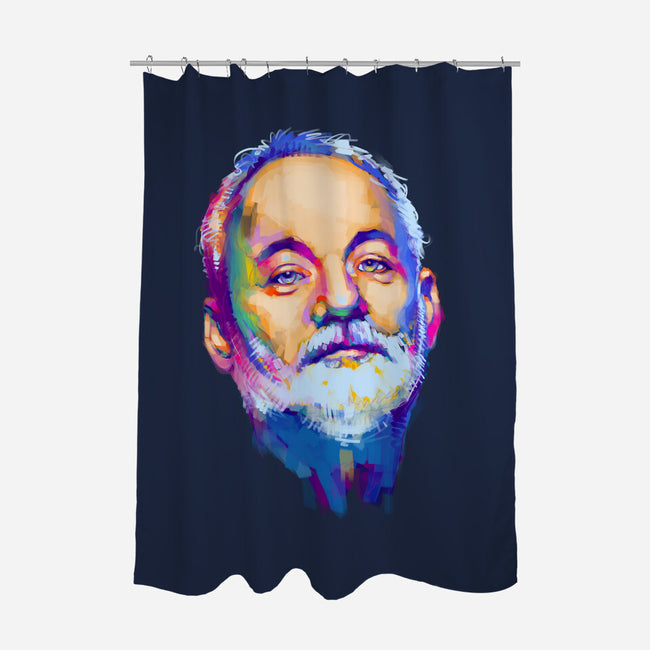 A Colorful Character-none polyester shower curtain-carbine