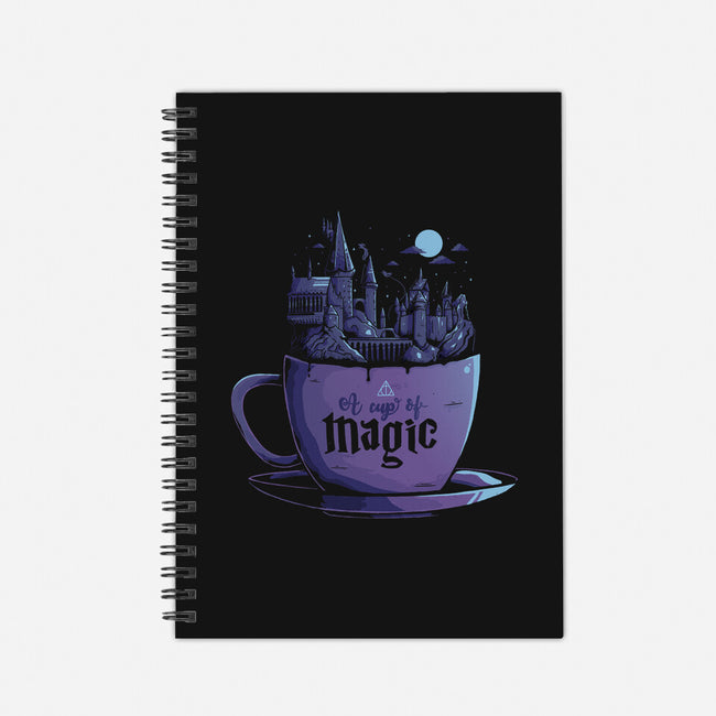 A Cup of Magic-none dot grid notebook-eduely