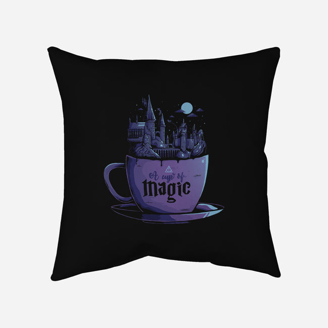A Cup of Magic-none removable cover throw pillow-eduely