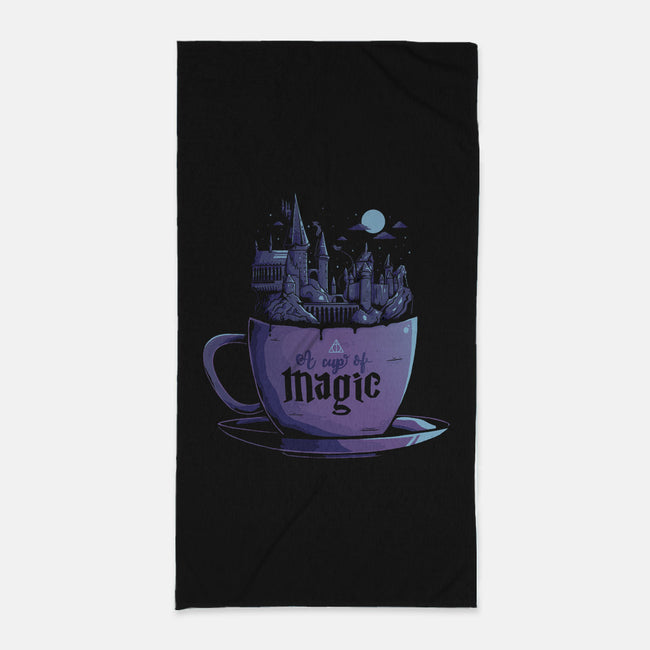 A Cup of Magic-none beach towel-eduely