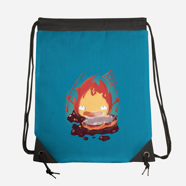 A Demon in the Kitchen-none drawstring bag-LithiumL