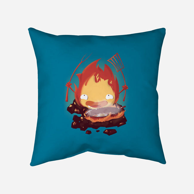 A Demon in the Kitchen-none removable cover w insert throw pillow-LithiumL