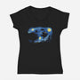 A Night for Spirits-womens v-neck tee-queenmob