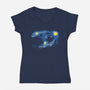 A Night for Spirits-womens v-neck tee-queenmob