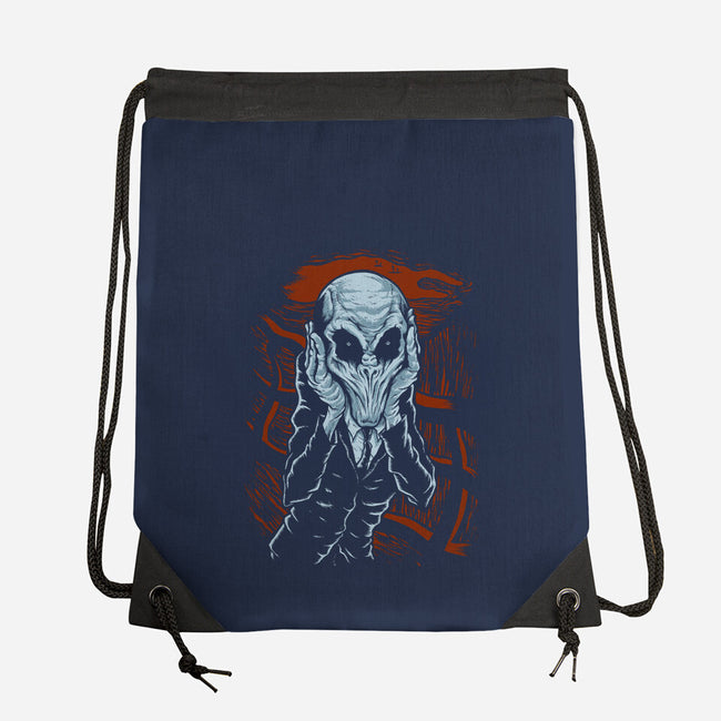 A Scream of Silence-none drawstring bag-jkilpatrick