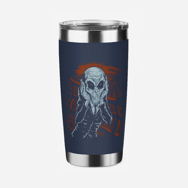A Scream of Silence-none stainless steel tumbler drinkware-jkilpatrick