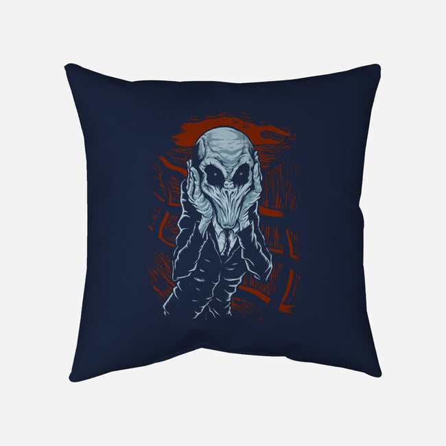 A Scream of Silence-none removable cover w insert throw pillow-jkilpatrick