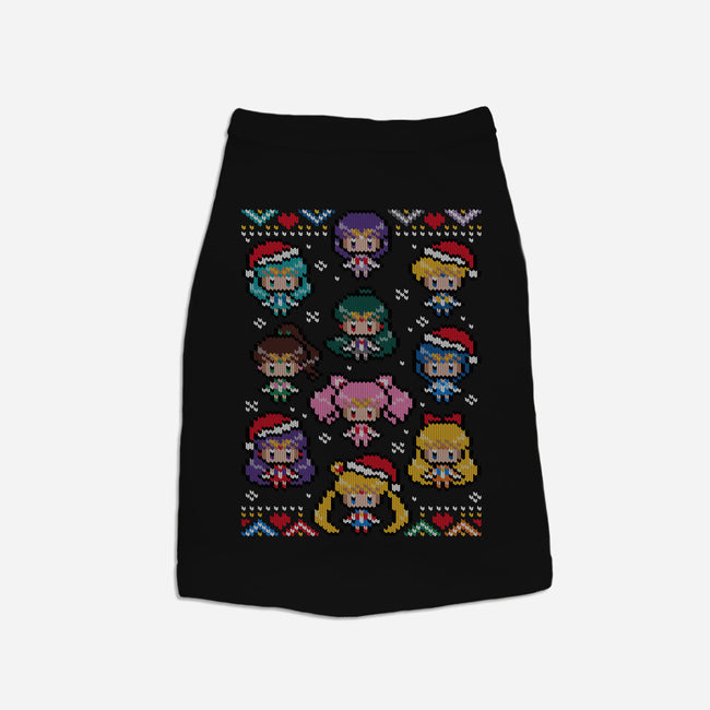 A Senshi Family Christmas-dog basic pet tank-GillesBone