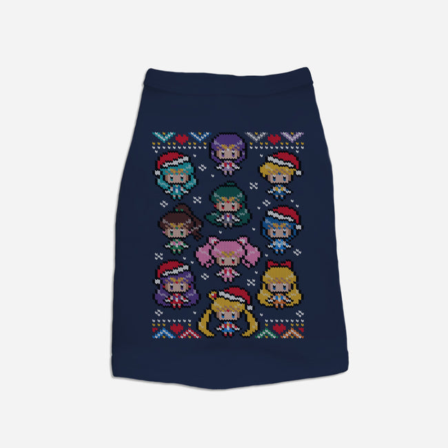 A Senshi Family Christmas-dog basic pet tank-GillesBone