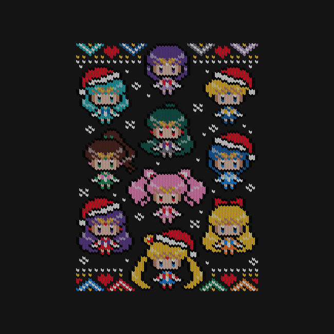 A Senshi Family Christmas-womens racerback tank-GillesBone