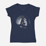 A Wrong Turn-womens v-neck tee-perdita00