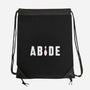 Abide-none drawstring bag-lunchboxbrain