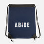Abide-none drawstring bag-lunchboxbrain