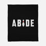 Abide-none fleece blanket-lunchboxbrain
