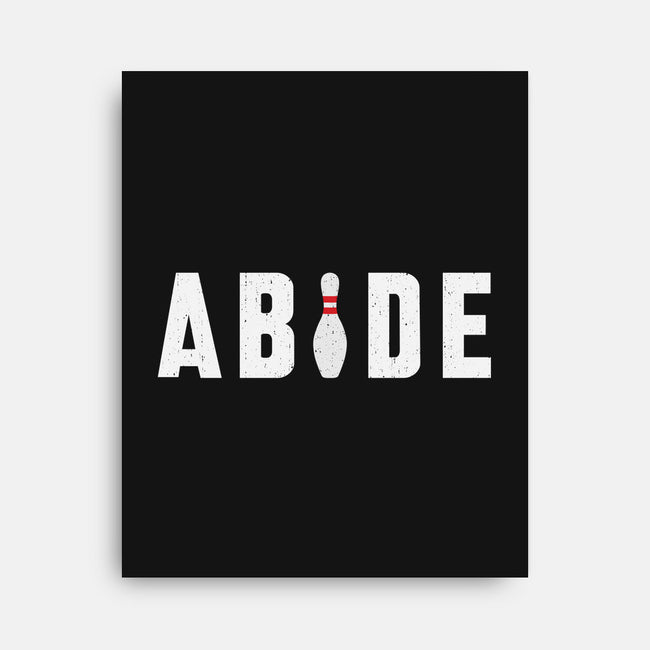 Abide-none stretched canvas-lunchboxbrain