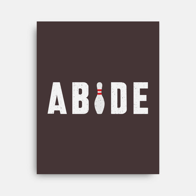 Abide-none stretched canvas-lunchboxbrain