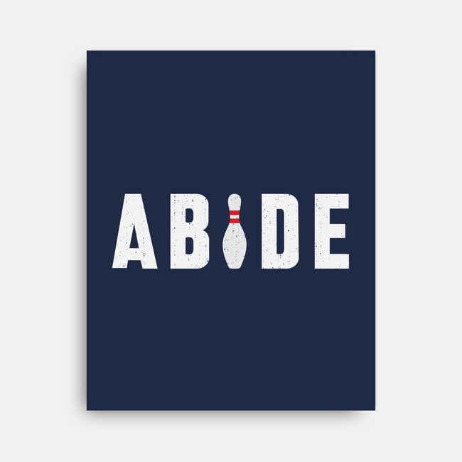 Abide-none stretched canvas-lunchboxbrain