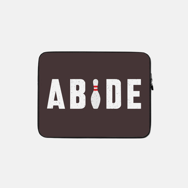 Abide-none zippered laptop sleeve-lunchboxbrain