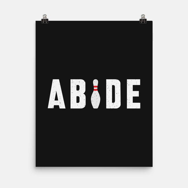 Abide-none matte poster-lunchboxbrain