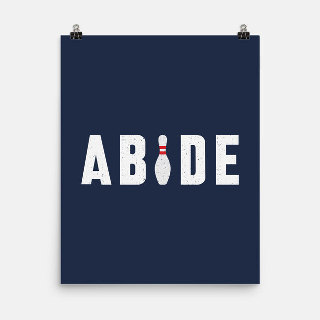 Abide-none matte poster-lunchboxbrain