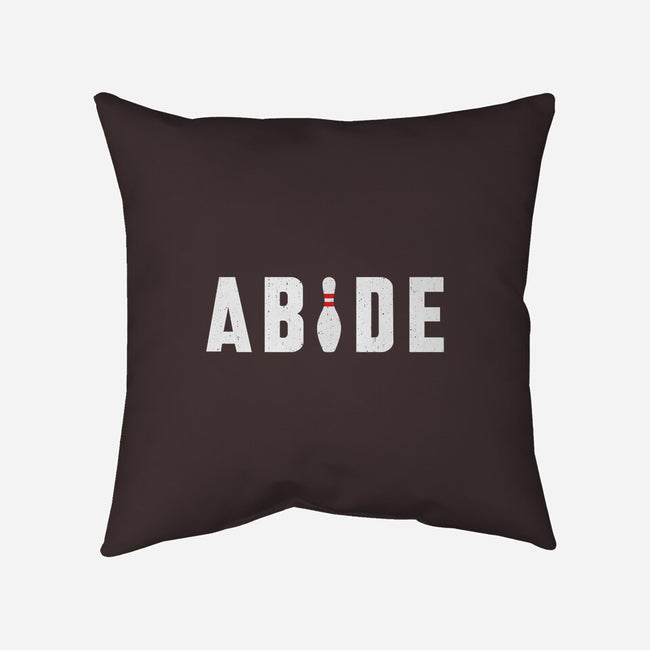 Abide-none removable cover w insert throw pillow-lunchboxbrain