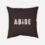 Abide-none removable cover w insert throw pillow-lunchboxbrain