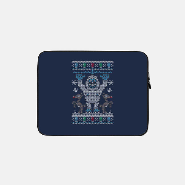 Abominable Bounce-none zippered laptop sleeve-jrberger