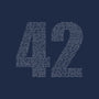 About 42-womens v-neck tee-maped