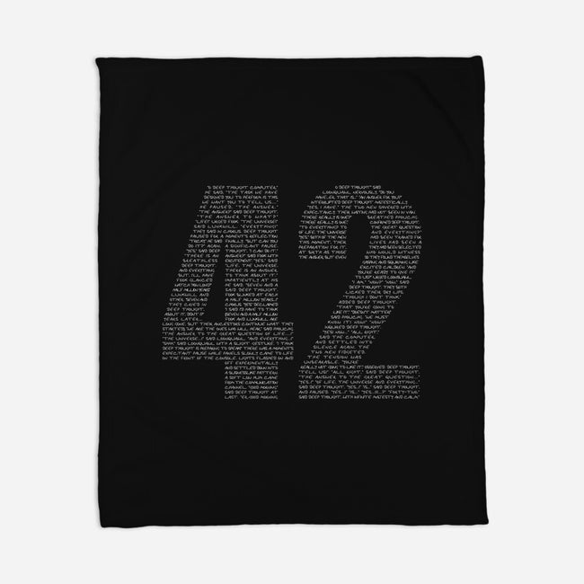 About 42-none fleece blanket-maped