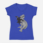 Abraham-womens v-neck tee-Alex Solis
