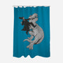 Abraham-none polyester shower curtain-Alex Solis