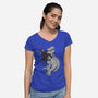 Abraham-womens v-neck tee-Alex Solis